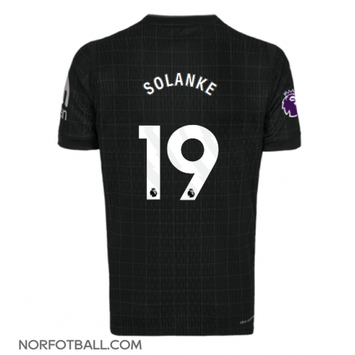 Billige Fotballdrakt Tottenham Hotspur Dominic Solanke #19 Replika Bortedrakt 2025-26 Kortermet Billige Fotballdrakt Tottenham Hotspur Dominic Solanke #19 Replika Bortedrakt 2025-26 Kortermet